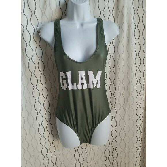 Marilyn Monroe "Glam' Green Swimsuit Women's Size M - Picture 8 of 12